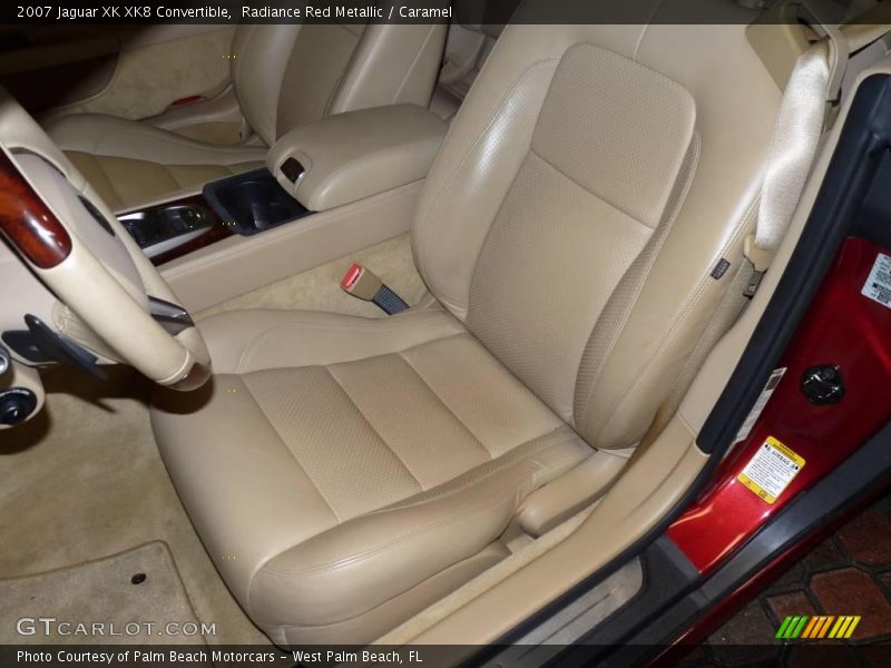 Radiance Red Metallic / Caramel 2007 Jaguar XK XK8 Convertible