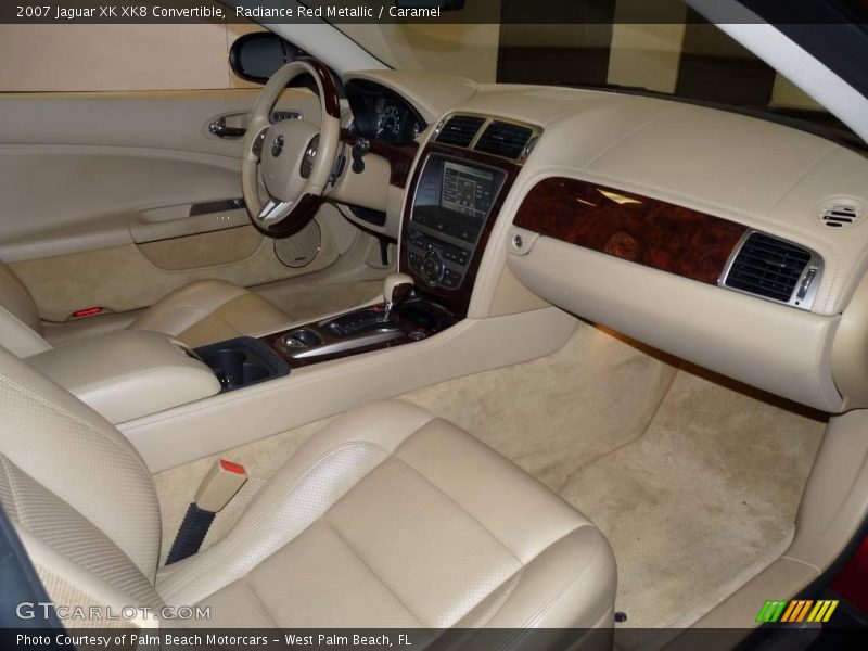 Radiance Red Metallic / Caramel 2007 Jaguar XK XK8 Convertible