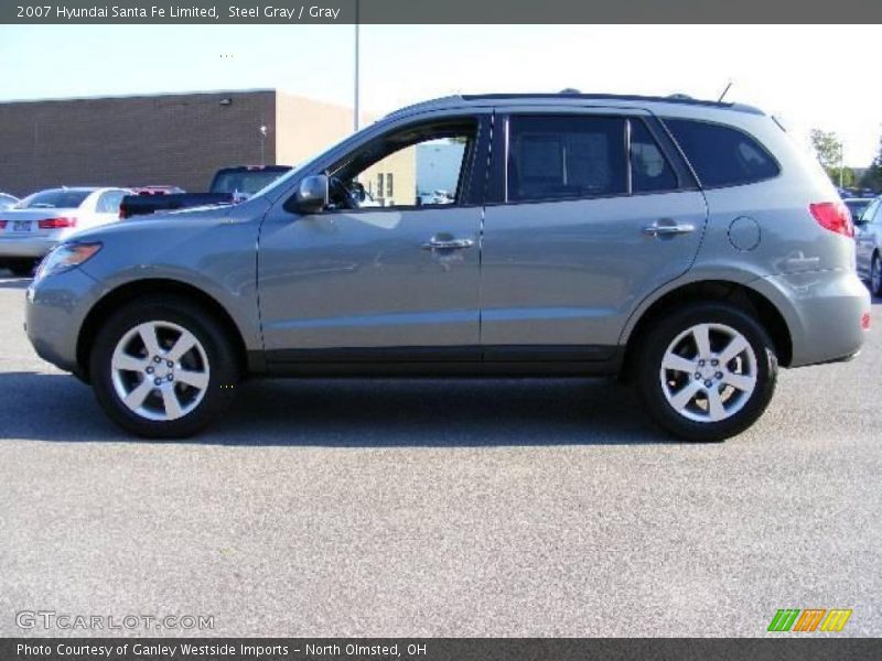 Steel Gray / Gray 2007 Hyundai Santa Fe Limited