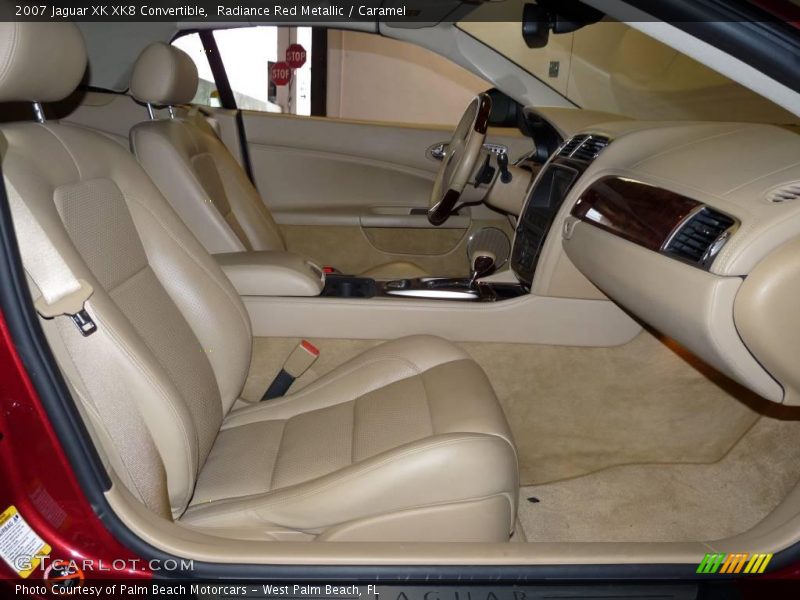 Radiance Red Metallic / Caramel 2007 Jaguar XK XK8 Convertible