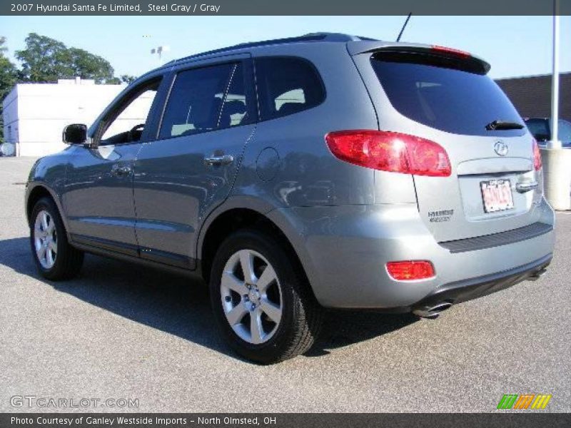 Steel Gray / Gray 2007 Hyundai Santa Fe Limited