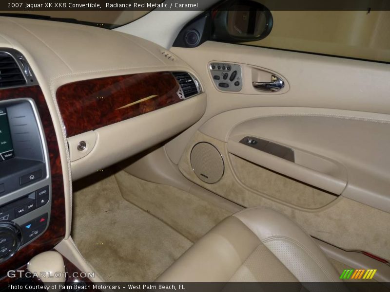 Radiance Red Metallic / Caramel 2007 Jaguar XK XK8 Convertible