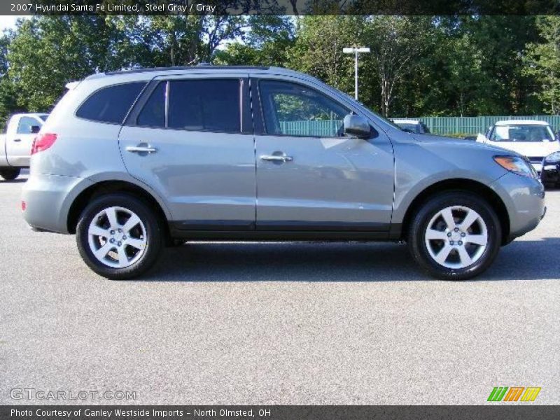 Steel Gray / Gray 2007 Hyundai Santa Fe Limited