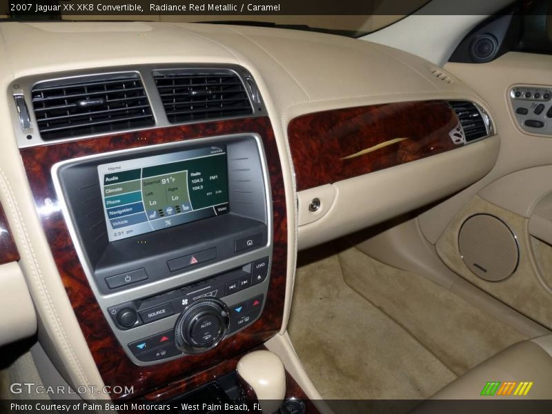 Radiance Red Metallic / Caramel 2007 Jaguar XK XK8 Convertible
