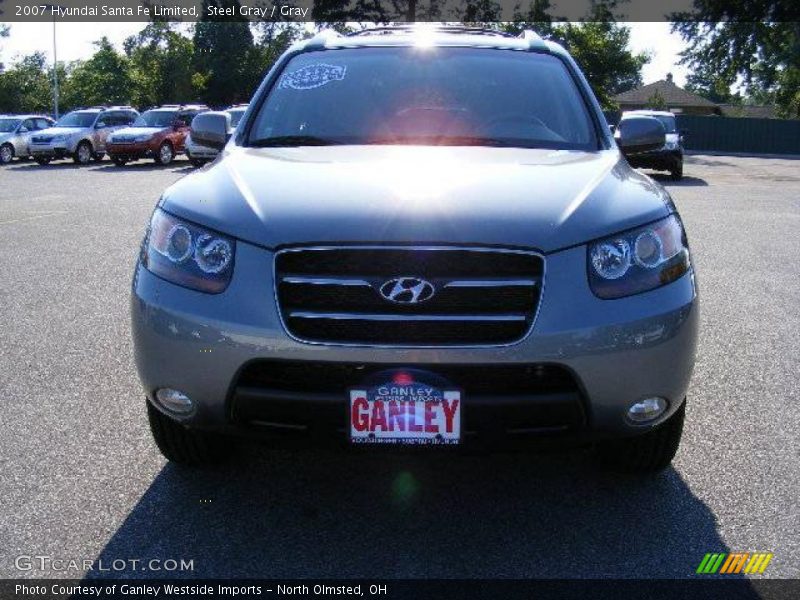 Steel Gray / Gray 2007 Hyundai Santa Fe Limited