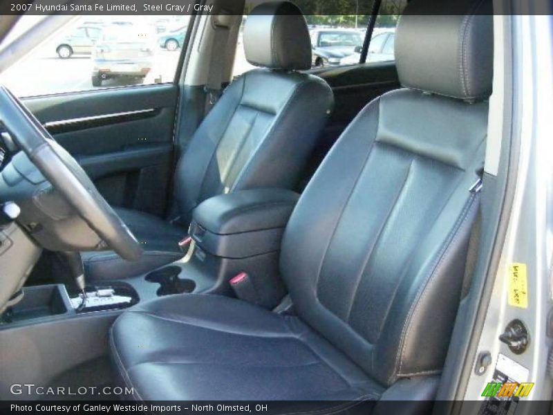 Steel Gray / Gray 2007 Hyundai Santa Fe Limited