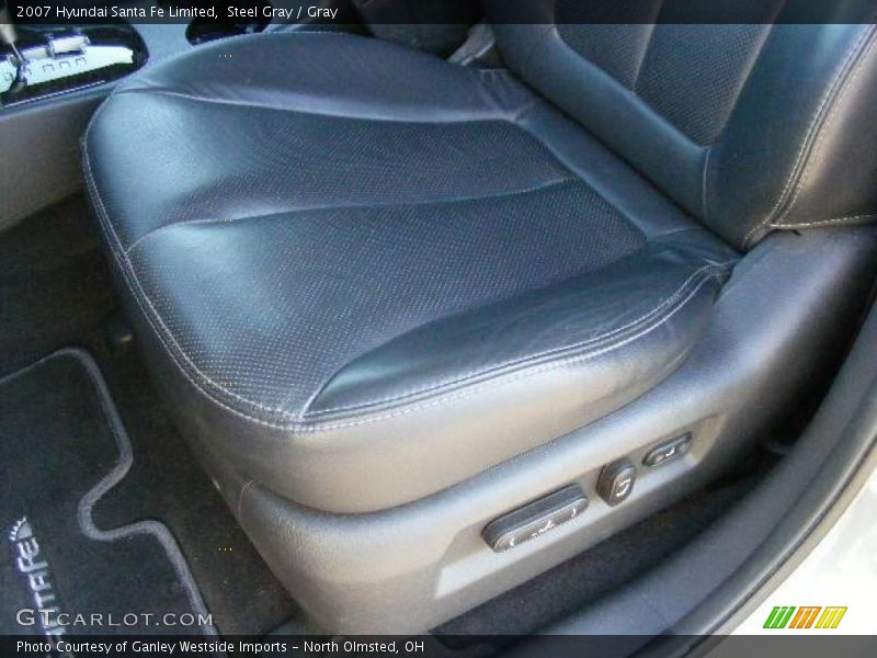 Steel Gray / Gray 2007 Hyundai Santa Fe Limited