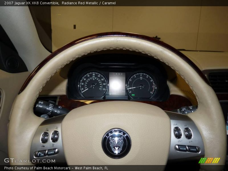 Radiance Red Metallic / Caramel 2007 Jaguar XK XK8 Convertible
