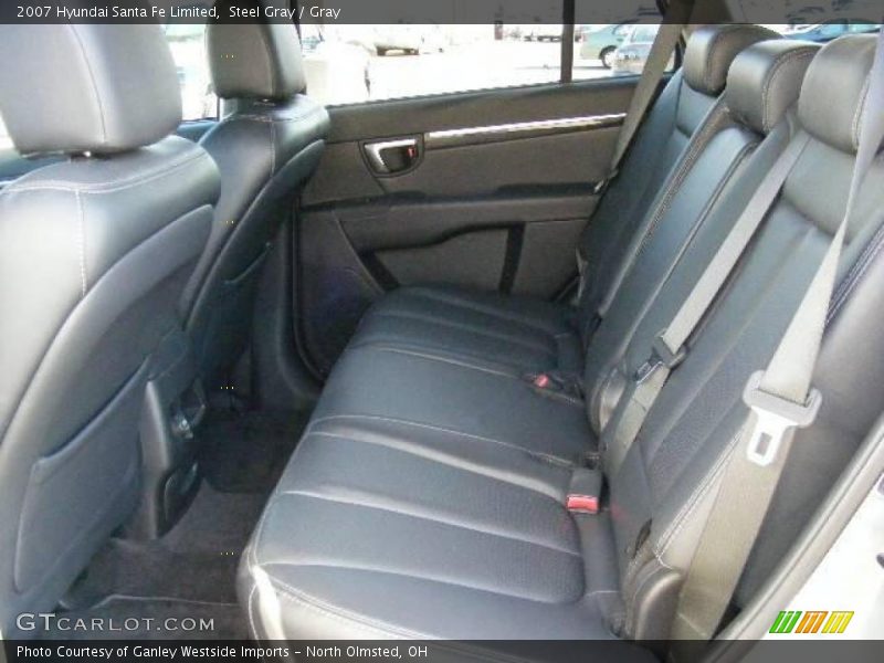 Steel Gray / Gray 2007 Hyundai Santa Fe Limited
