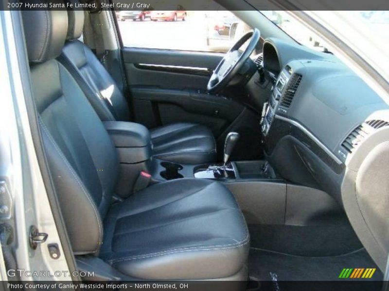 Steel Gray / Gray 2007 Hyundai Santa Fe Limited