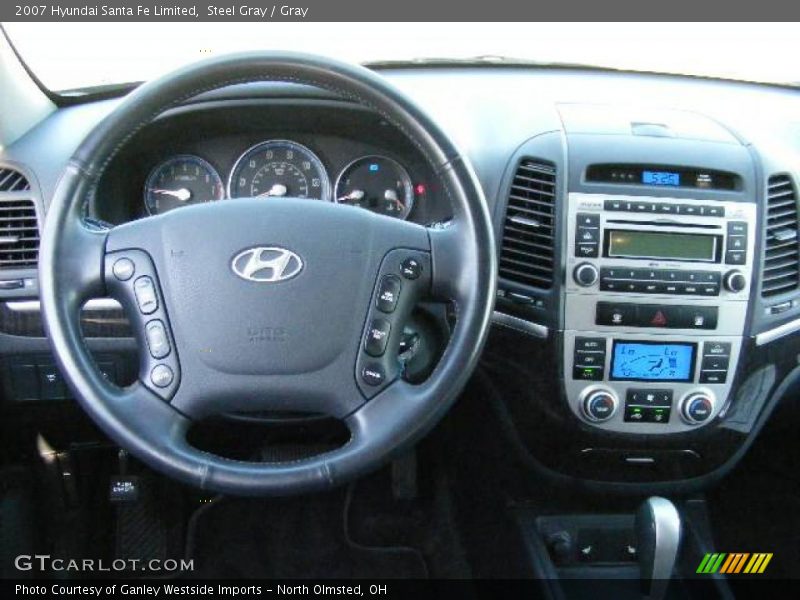 Steel Gray / Gray 2007 Hyundai Santa Fe Limited