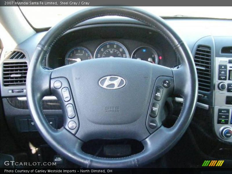 Steel Gray / Gray 2007 Hyundai Santa Fe Limited