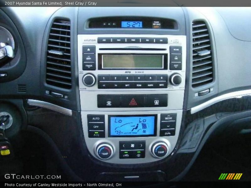 Steel Gray / Gray 2007 Hyundai Santa Fe Limited