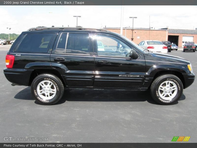 Black / Taupe 2000 Jeep Grand Cherokee Limited 4x4
