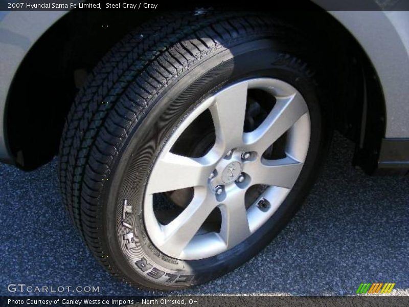 Steel Gray / Gray 2007 Hyundai Santa Fe Limited