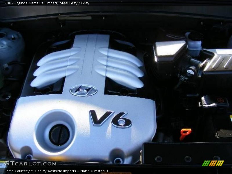 Steel Gray / Gray 2007 Hyundai Santa Fe Limited