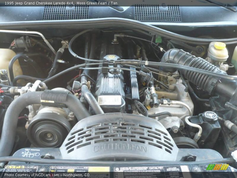 Moss Green Pearl / Tan 1995 Jeep Grand Cherokee Laredo 4x4