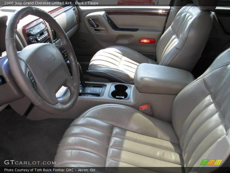 Black / Taupe 2000 Jeep Grand Cherokee Limited 4x4