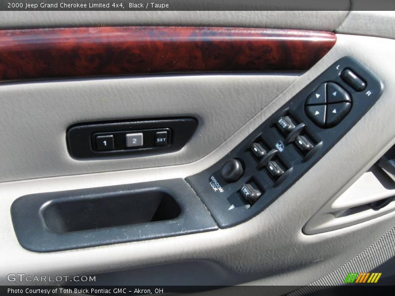 Black / Taupe 2000 Jeep Grand Cherokee Limited 4x4