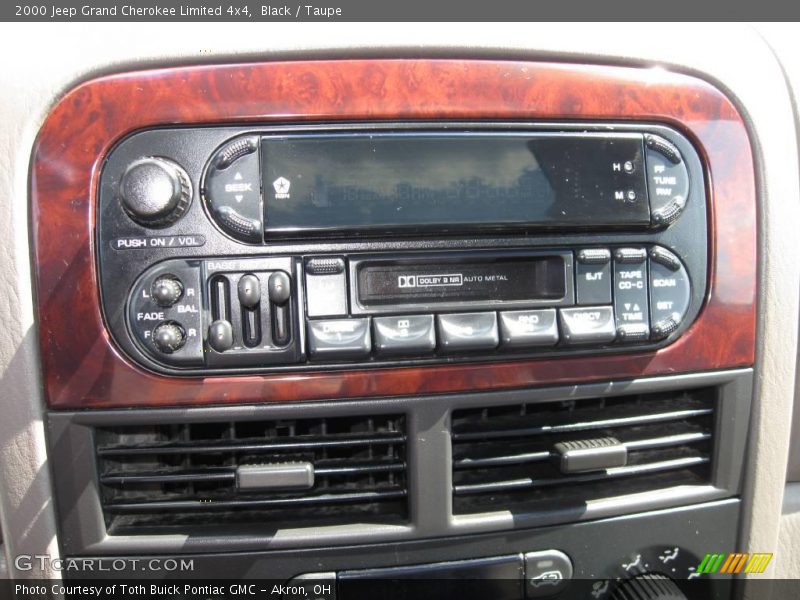 Black / Taupe 2000 Jeep Grand Cherokee Limited 4x4