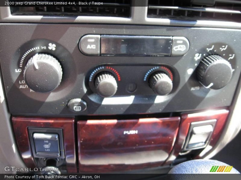 Black / Taupe 2000 Jeep Grand Cherokee Limited 4x4