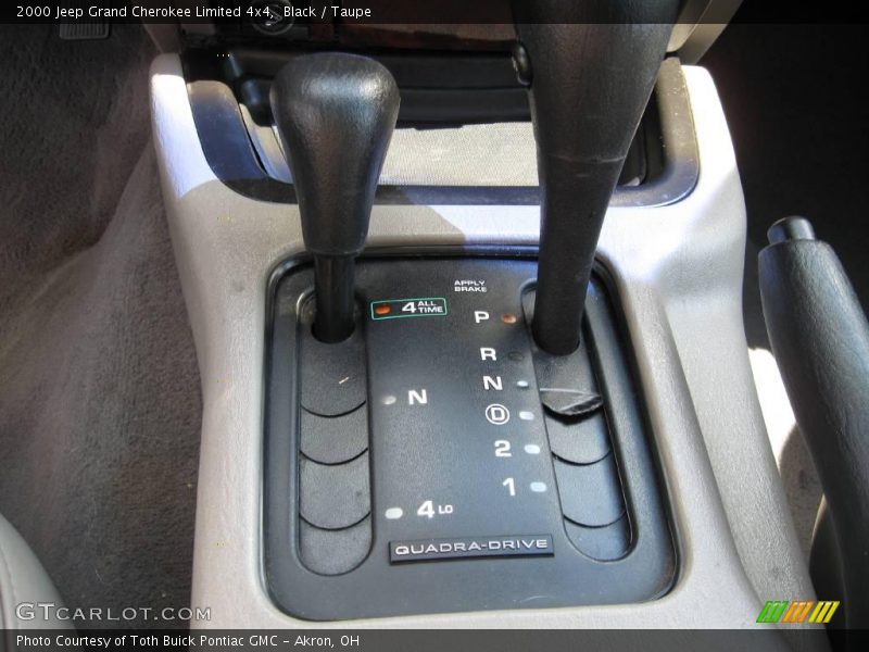 Black / Taupe 2000 Jeep Grand Cherokee Limited 4x4