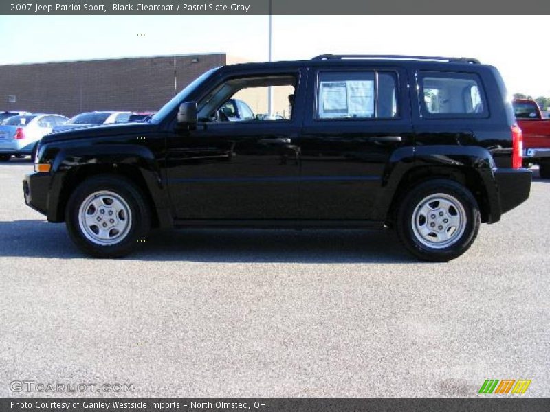 Black Clearcoat / Pastel Slate Gray 2007 Jeep Patriot Sport