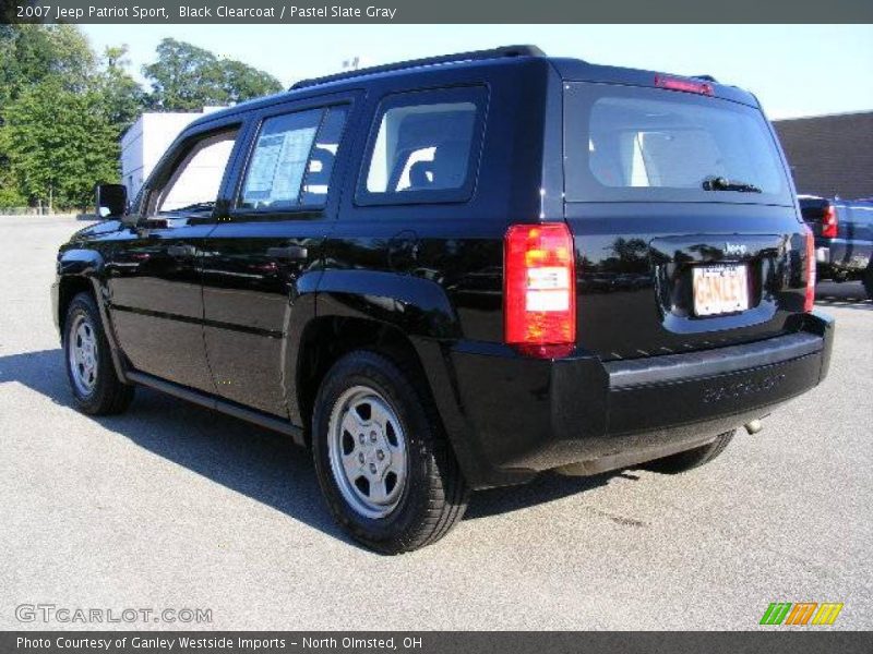 Black Clearcoat / Pastel Slate Gray 2007 Jeep Patriot Sport