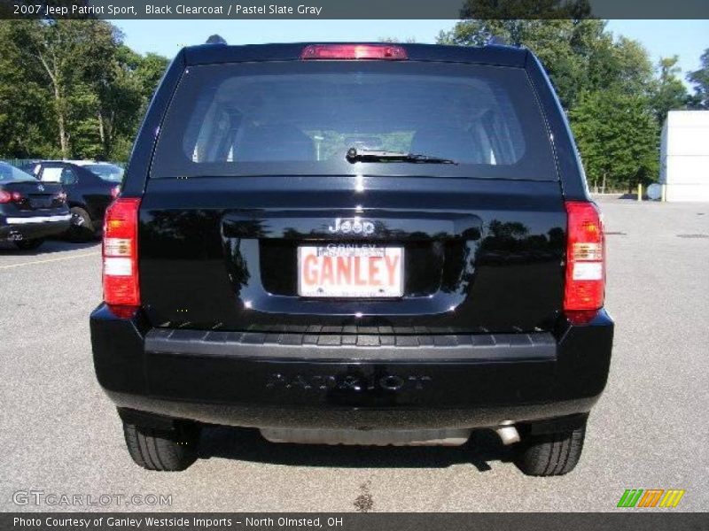 Black Clearcoat / Pastel Slate Gray 2007 Jeep Patriot Sport