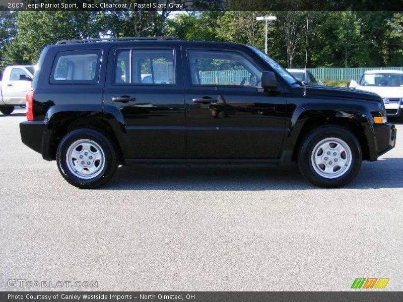 Black Clearcoat / Pastel Slate Gray 2007 Jeep Patriot Sport