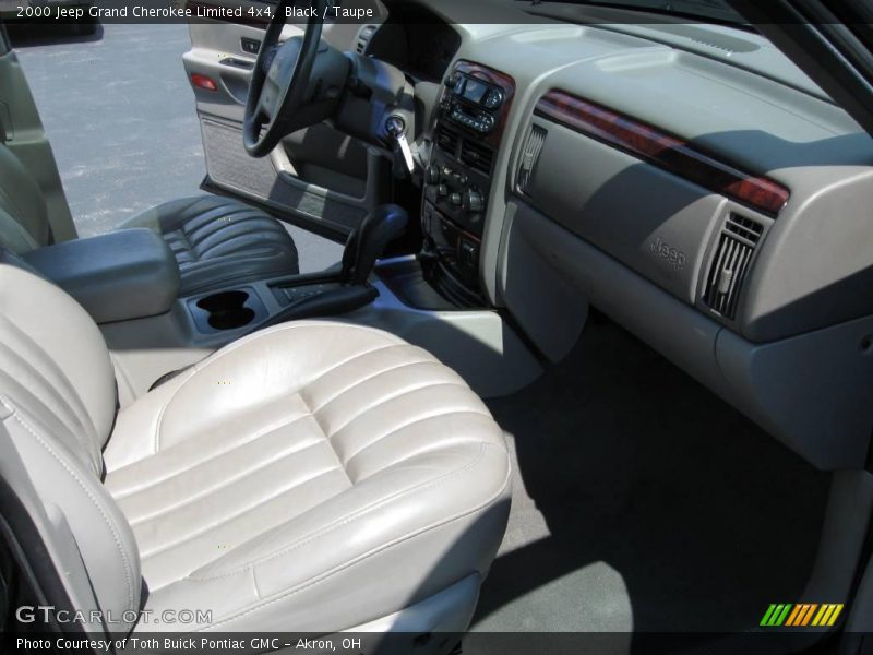Black / Taupe 2000 Jeep Grand Cherokee Limited 4x4