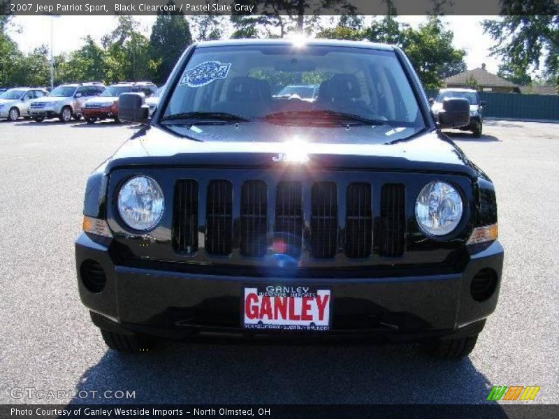 Black Clearcoat / Pastel Slate Gray 2007 Jeep Patriot Sport