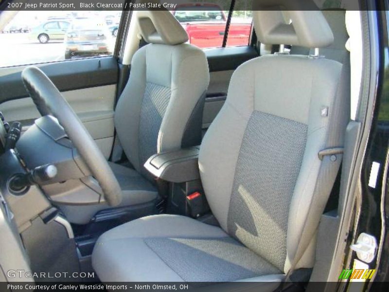 Black Clearcoat / Pastel Slate Gray 2007 Jeep Patriot Sport