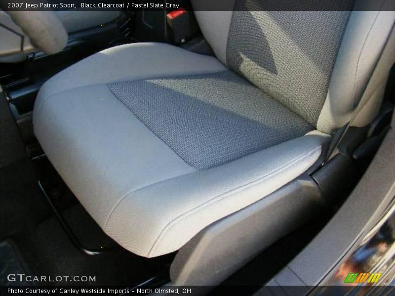 Black Clearcoat / Pastel Slate Gray 2007 Jeep Patriot Sport