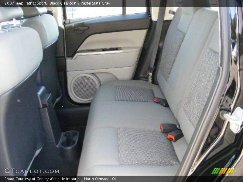 Black Clearcoat / Pastel Slate Gray 2007 Jeep Patriot Sport