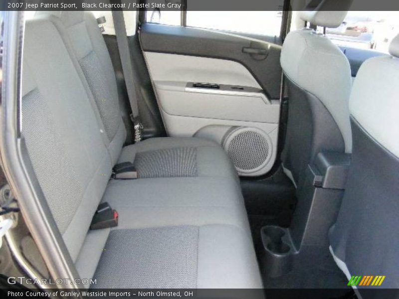 Black Clearcoat / Pastel Slate Gray 2007 Jeep Patriot Sport