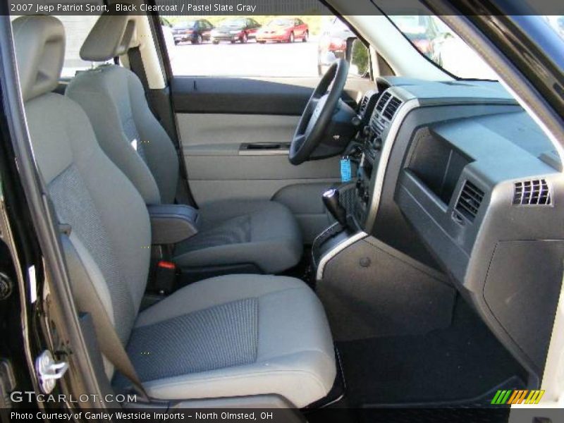 Black Clearcoat / Pastel Slate Gray 2007 Jeep Patriot Sport