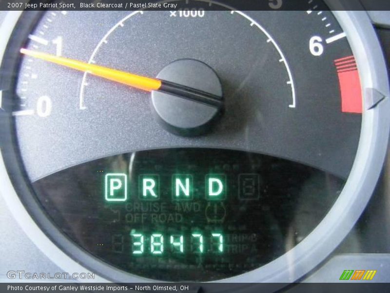 Black Clearcoat / Pastel Slate Gray 2007 Jeep Patriot Sport