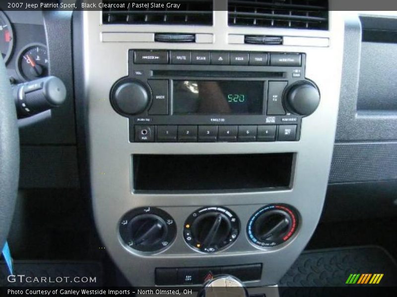 Black Clearcoat / Pastel Slate Gray 2007 Jeep Patriot Sport
