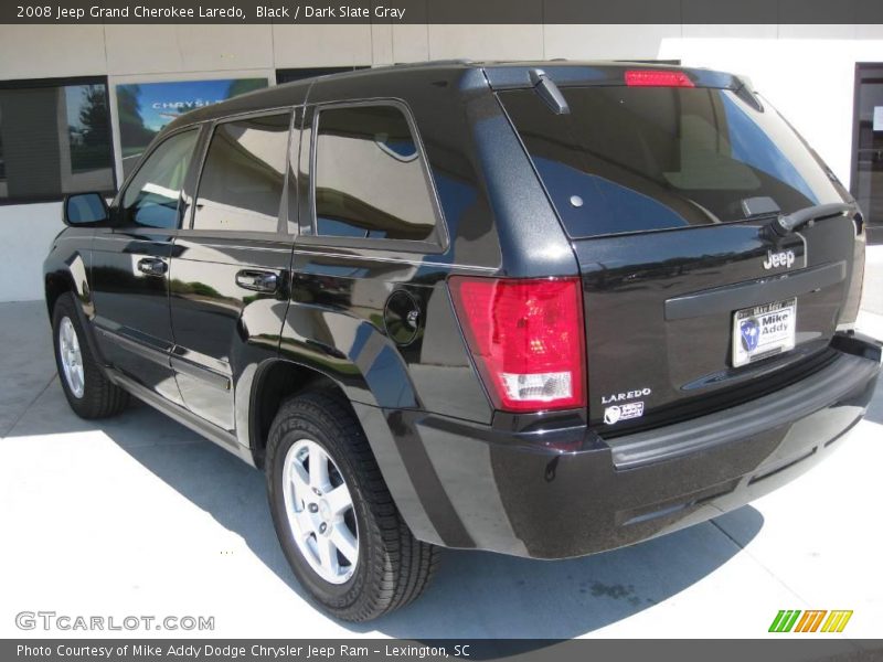 Black / Dark Slate Gray 2008 Jeep Grand Cherokee Laredo