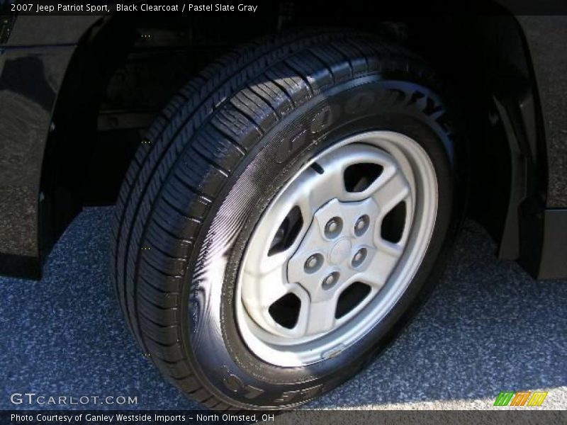 Black Clearcoat / Pastel Slate Gray 2007 Jeep Patriot Sport