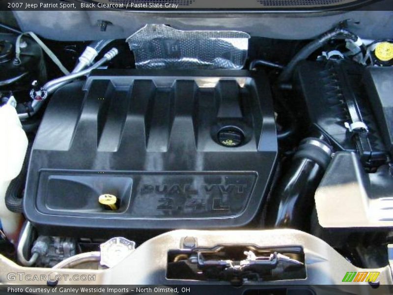 Black Clearcoat / Pastel Slate Gray 2007 Jeep Patriot Sport