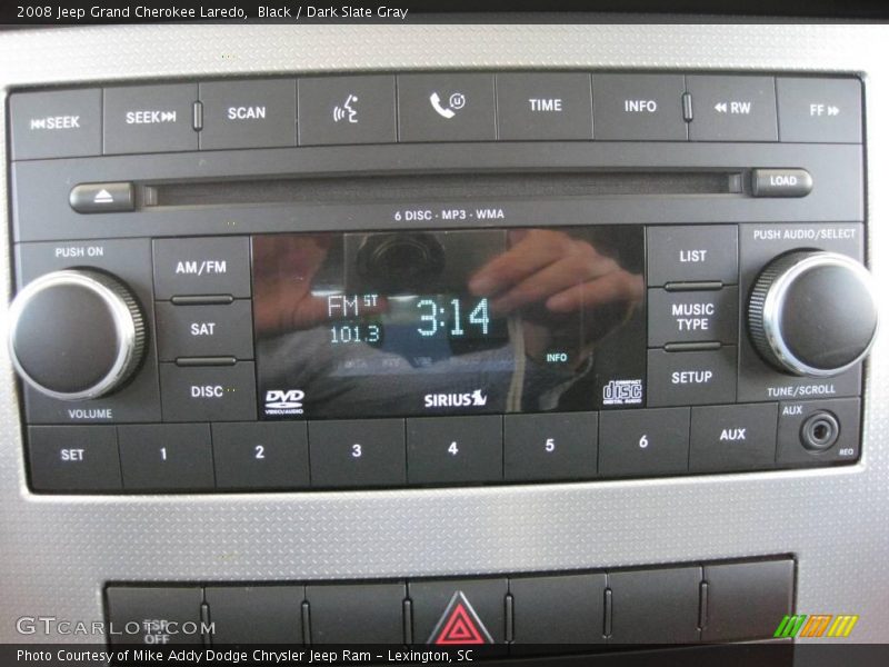 Black / Dark Slate Gray 2008 Jeep Grand Cherokee Laredo