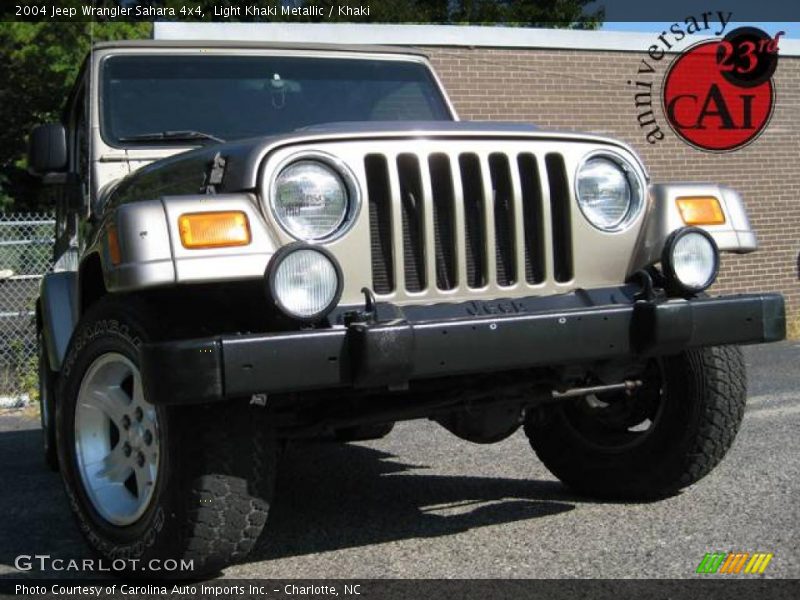 Light Khaki Metallic / Khaki 2004 Jeep Wrangler Sahara 4x4
