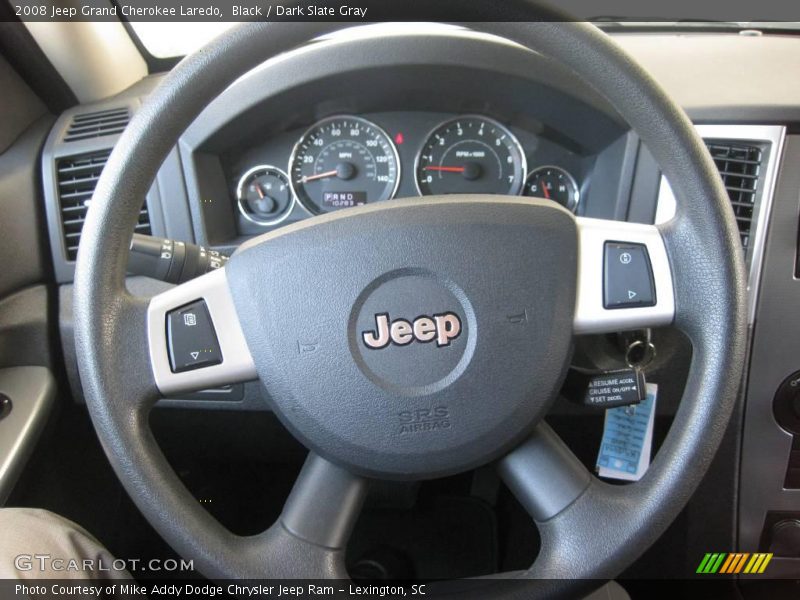 Black / Dark Slate Gray 2008 Jeep Grand Cherokee Laredo