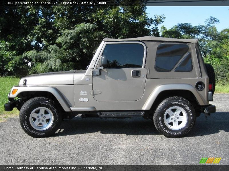Light Khaki Metallic / Khaki 2004 Jeep Wrangler Sahara 4x4