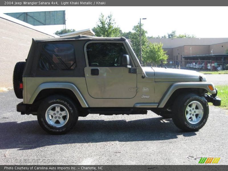 Light Khaki Metallic / Khaki 2004 Jeep Wrangler Sahara 4x4