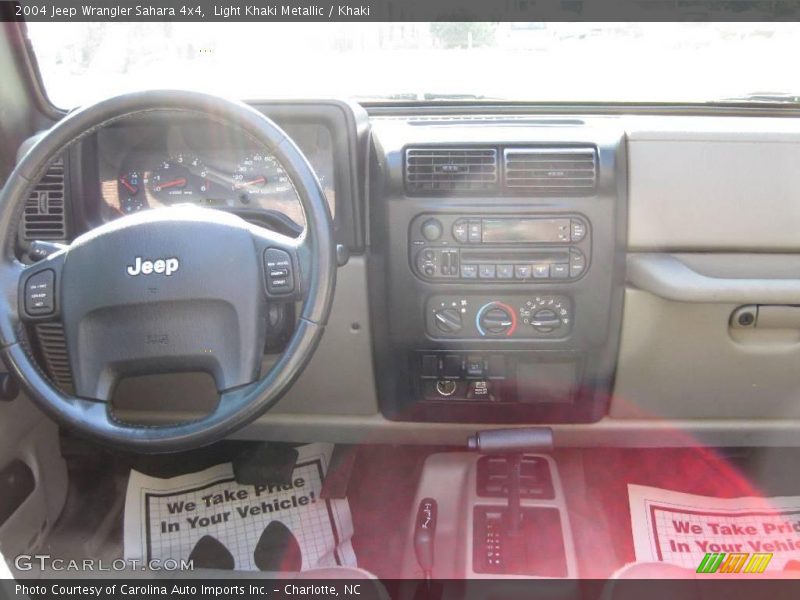 Light Khaki Metallic / Khaki 2004 Jeep Wrangler Sahara 4x4
