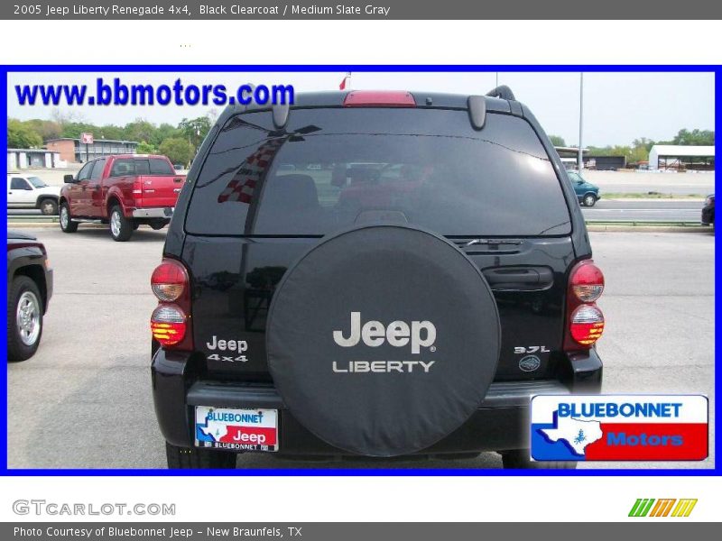 Black Clearcoat / Medium Slate Gray 2005 Jeep Liberty Renegade 4x4
