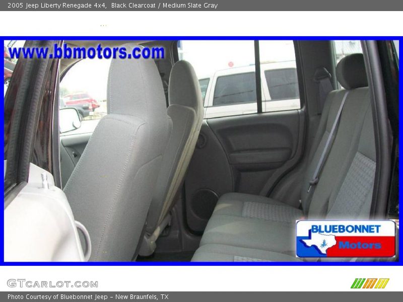 Black Clearcoat / Medium Slate Gray 2005 Jeep Liberty Renegade 4x4